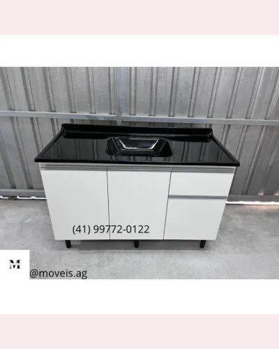 Balcão para cozinha com pia