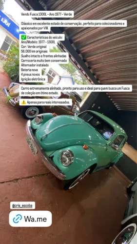 Volkswagen Fusca 1300 1977