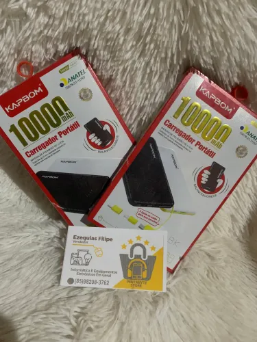 Carregador Portátil Kapbom Novo Lacrado Imperdível!!!