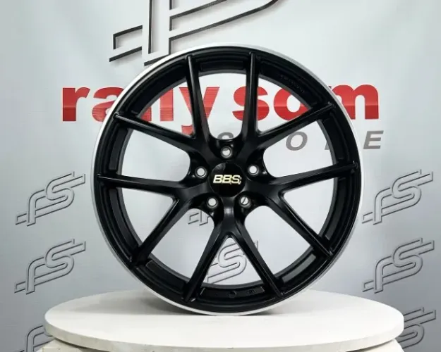 Jogo De Roda BBS FI-R Preto Semi-Brilho 5x112 - 19x8,5 Offset 35 (Nv)