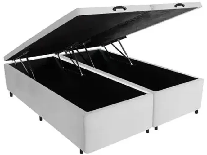 Base Cama Box Queen com Baú 38x158x198cm