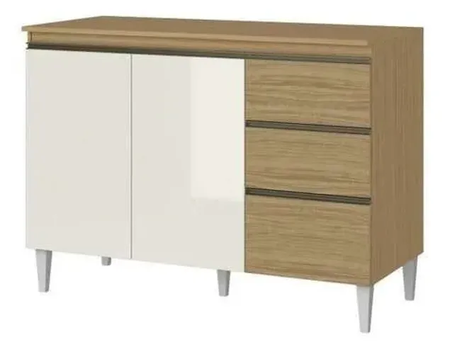 Balcão 2 portas e 3 gavetas Clara 