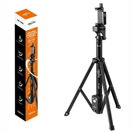 Lacrado Tripé para Smartphone e câmera OBERON OR-1688