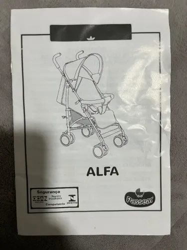 Carrinho Guarda Chuva Alfa Passear