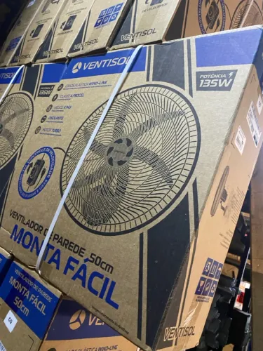 Ventilador parede 50cm plástico