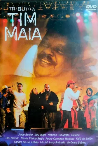 DVD Tim Maia Tributo - 14 grandes sucessos nas vozes de grandes cantores.