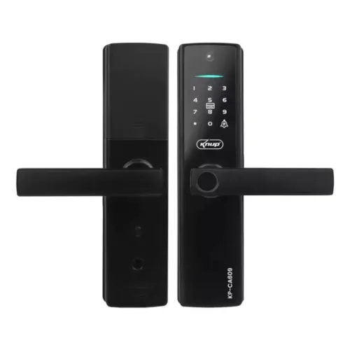 ? Fechadura Digital Biométrica Knup CA609 com Câmera - Segurança e Praticidade!