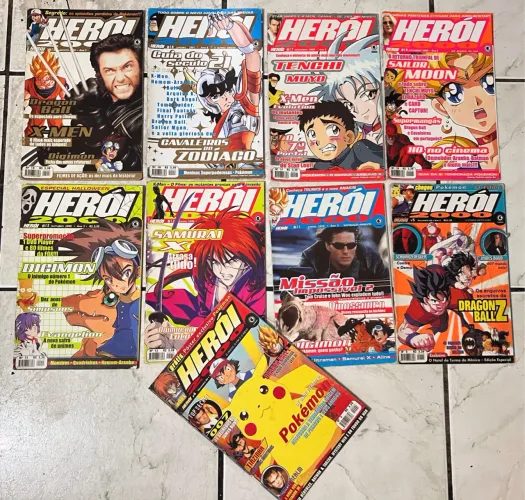 Revistas Herói 2000 todas da foto