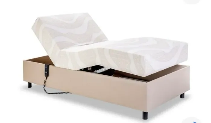 Cama Articulada Solteiro Motorizada Elétrica Colchão Pilati