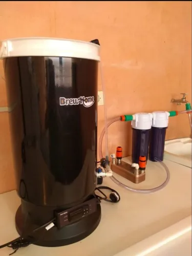 PANELA CERVEJEIRA (SINGLE VESSEL) BREWHOME 20L STANDART  + CHILLER DE PLACAS