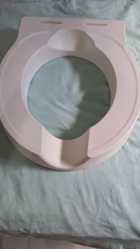 Assento de elevação para vaso sanitário 7,5 cm Material resistente e de qualidade 