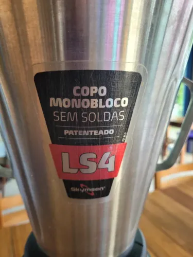 Liquidificador Skymsen LS4 Copo Monobloco sem Soldasem em inox 4 litros