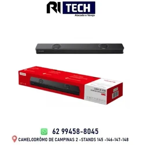 Caixa de Som Soundbar Bluetooth 5.3 140W Tomate MTS2037 Hdmi ARC Óptio Coaxial Usb