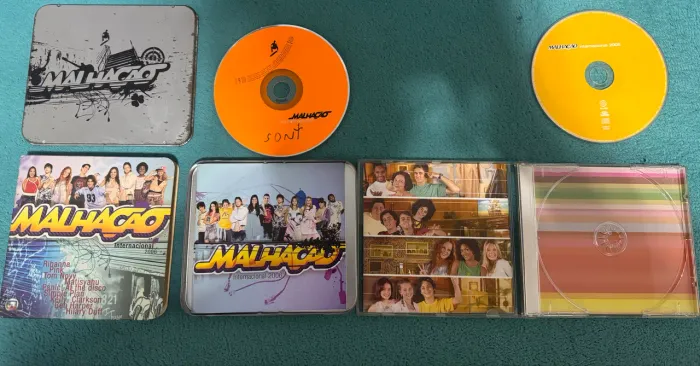 CD's Malhação Internacional 2005 e 2006 originais, bem conservados