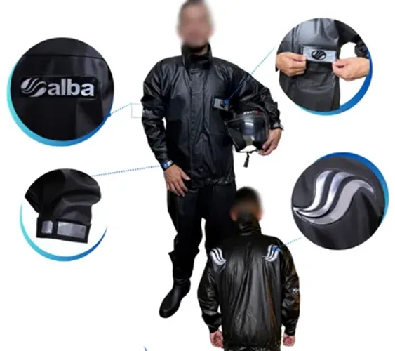 Capa de Chuva (nunca usada) de Motoqueiro (somente a jaqueta)