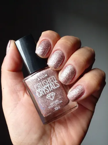 Esmalte rosa cristal AVON 