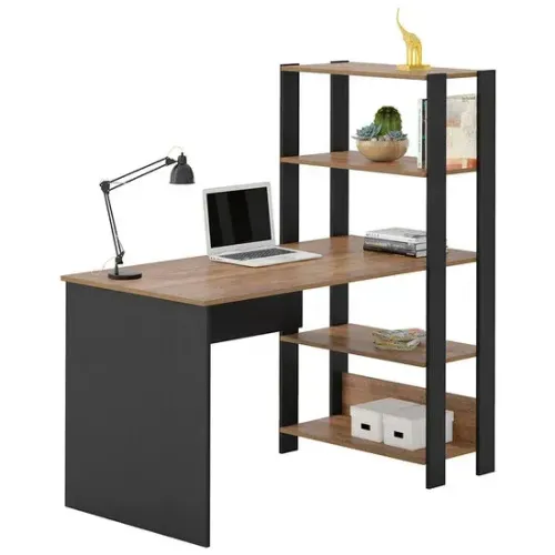 Escrivaninha / Mesa para computador Artely Match com prateleiras