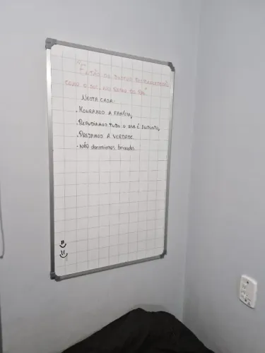 Quadro branco para estudo