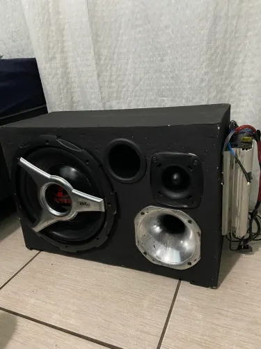 Caixa trio + módulo de 1000 