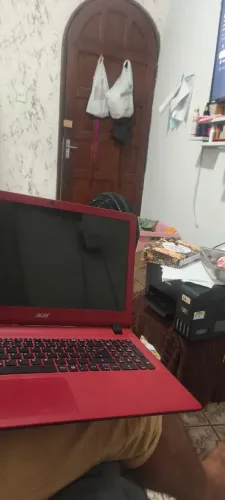 ? Notebook Acer Intel Core i5 Vermelho - Funcionando | Sem Carregador