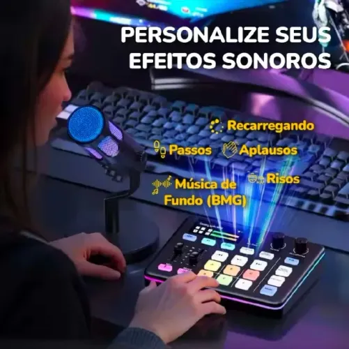 Mesa de son interface de áudio