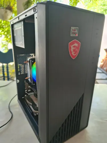 PC Gamer Ryzen 3 4100 - 8Gb de RAM - SSD de 128 e HD de 320Gb - placa mãe A520M