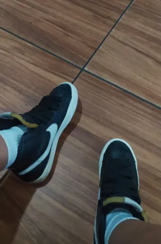 tênis nike blazer mid '77 vintage preto.