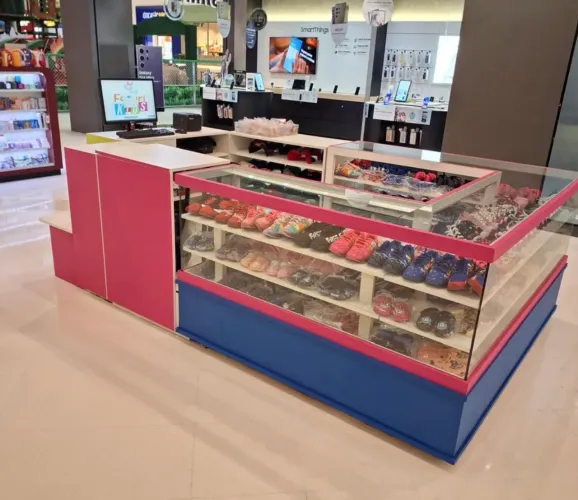Quiosque balcão expositor 