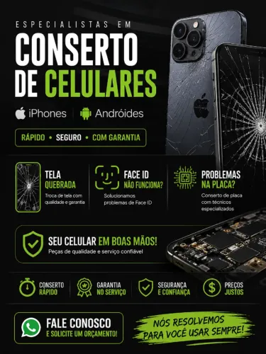 Conserto sua tela quebrada