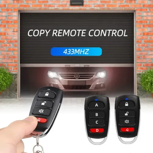 Controle De Portão Residencial Clonável 4 Botões 433mhz