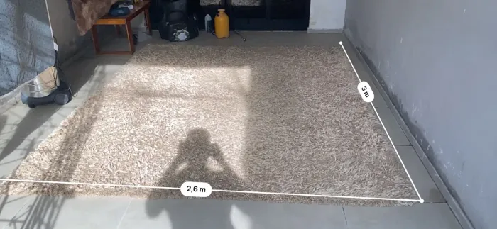 Tapete Shaggy Gigante 3,00 x 2,60 - Alto Padrão - Entregue Lavado e Higienizado