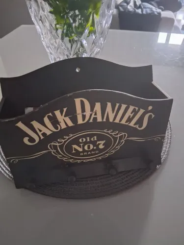 Porta chave e objetos preto