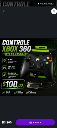 Controle xbox wireless