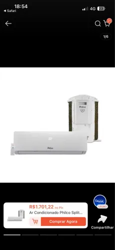 Ar condicionado 9000btus