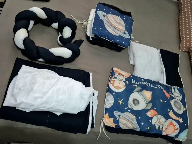 Kit berço astronauta 