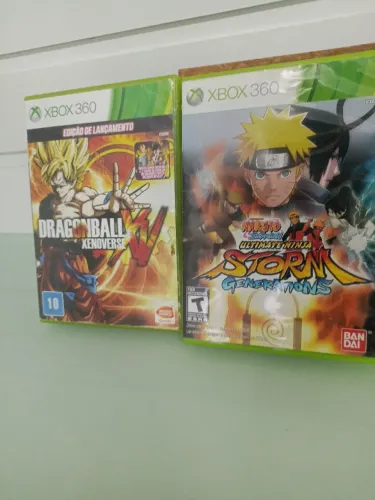 Dragon Ball Xenoverse + Naruto Storm Generations - Xbox 360 (Originais) ?