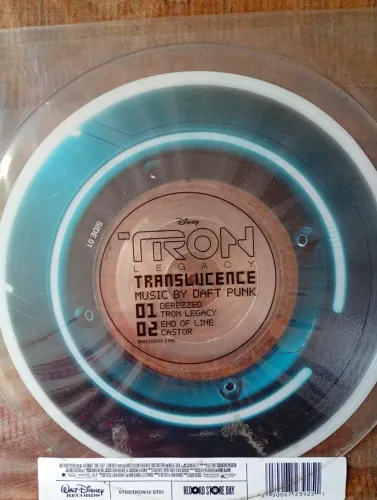 Vinil Daft Punk Tron Translucence 10 polegadas NM Raro