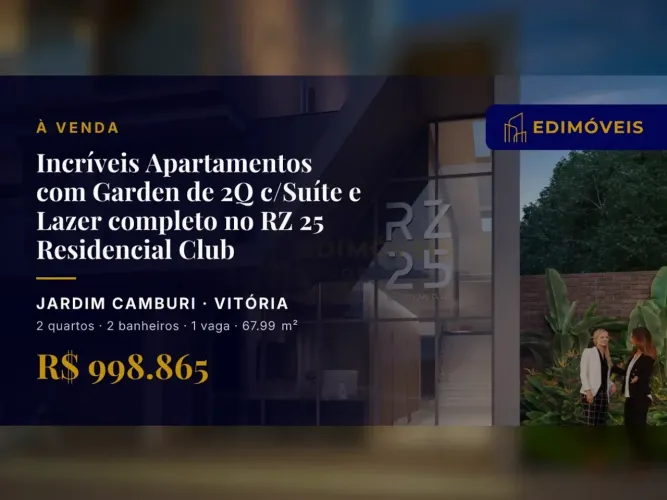 Apartamento 2 quartos em Jardim Camburi, venha conhecer seu novo lar!