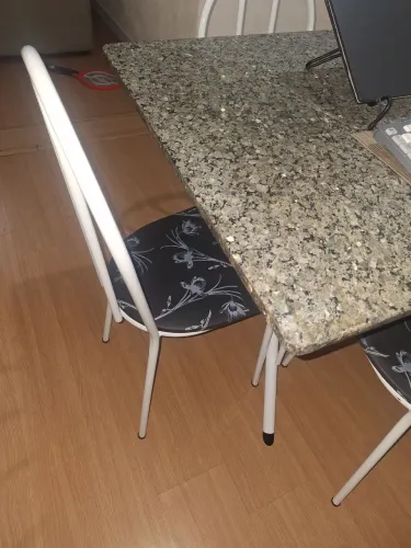 Mesa de Jantar 6 Lugares Retangular Branca - Artefamol América Bruna