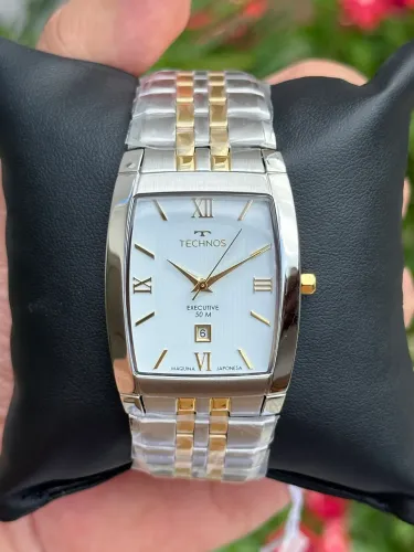 Relógio Technos Aço 31mm Masculino novo