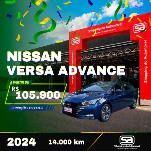Nissan Versa Advance 1.6 16V Flex AUT 2024