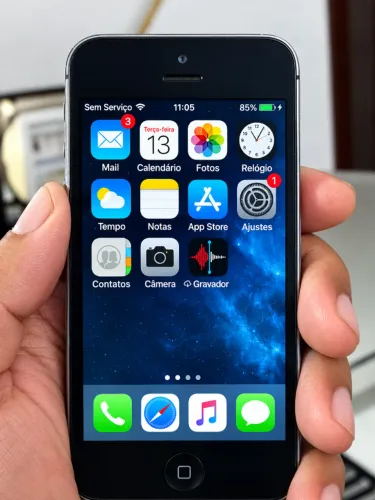  IPHONE 5S 16 GIGA SUPER CONSERVADO - BOTAO DA BIOMETRIA N FUNCIONA 