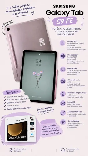 TABLET SAMSUNG S9Fe
