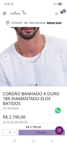 Cordão Rommanel