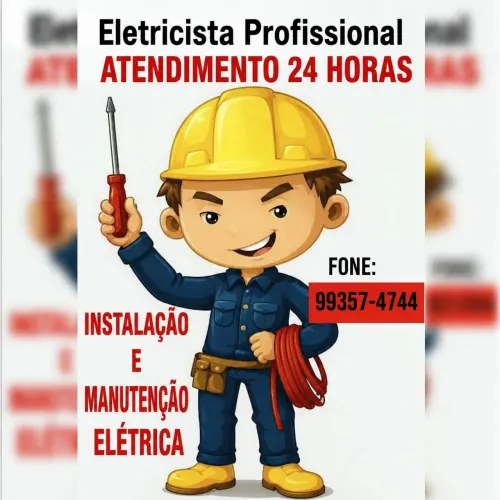 Eletricista profissional atendimento 24 horas