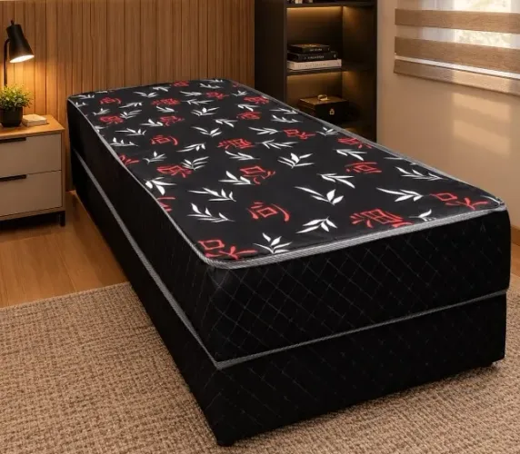 Cama Box Conjugado Solteiro, Novo