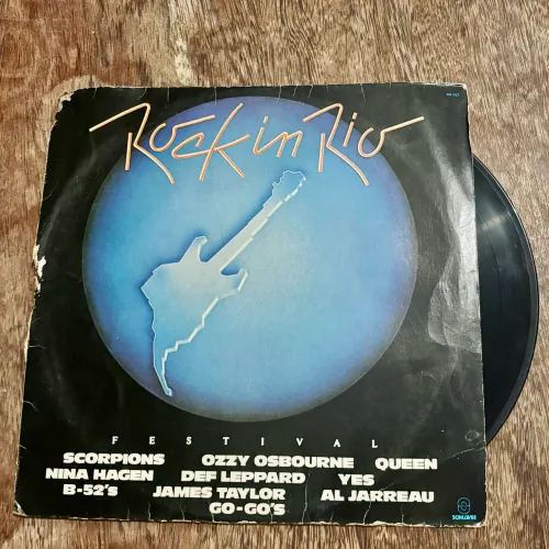 Rock In Rio 1985 Lp Físico Com Queen, Ozzy E Scorpions (Usado)
