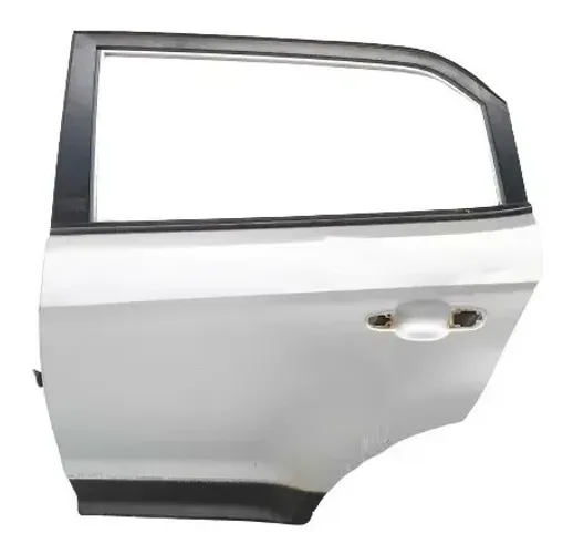 Porta Traseira Esquerda Hyundai Creta 17 18 19 20 21 Detalhe Traseira Esquerdo Prateado