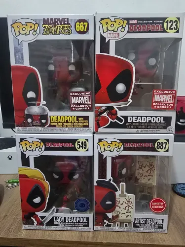 Funko Pop! Marvel Lote Deadpool