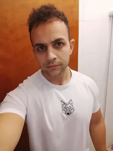 Kit 3 Camisetas Masculina Dry Alpha Lobo Geométrico